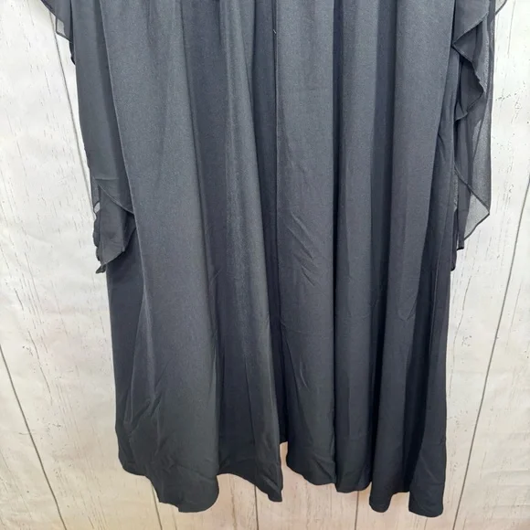 Scarlett Darkness Black Gothic Maxi Dress Witchy Dark Academia Whimsigoth Soft - Picture 12 of 16